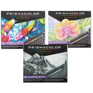 prismacolor premier dual-ended art marker bundle (36 markers total) ✏️🎨